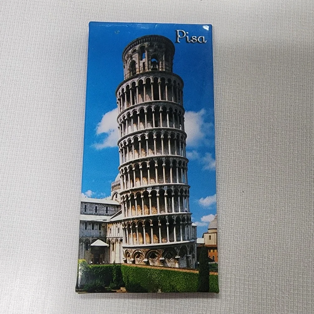 Vintage Lot Of 5 Italy Landmarks Fridge Magnets Refrigerator Italy Souvenir Gift